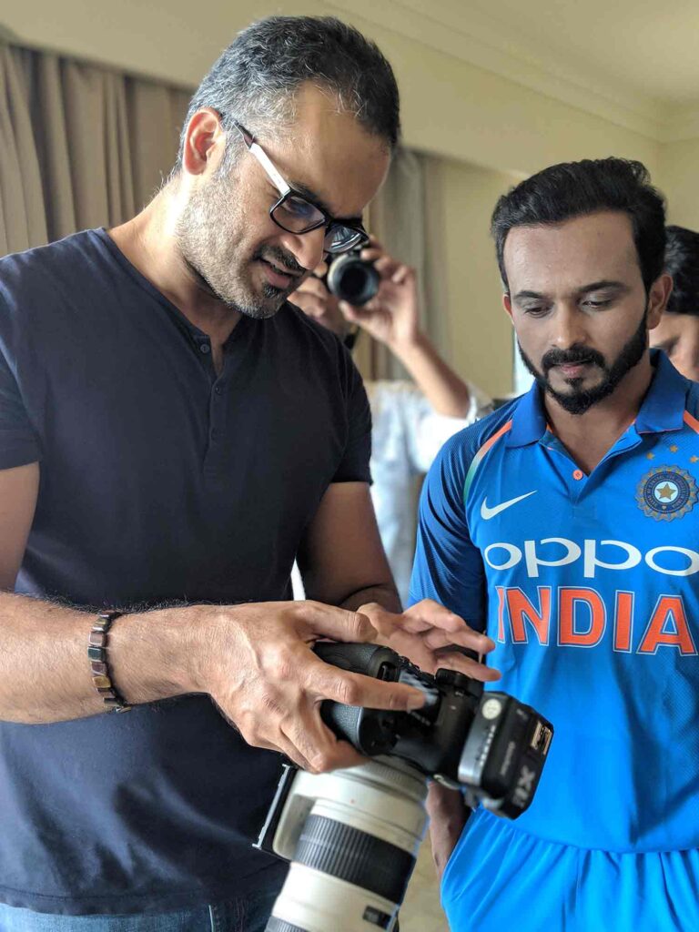 Shoot with cricketer Kedar Jadhav at Hotel Westin for a magazine cover